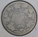 1919 Canada 25 cents .925 silver George V - NumisFind