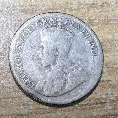 KEY DATE Only 400,000 Minted CANADA 1934 10 cents silver coin King George V - NumisFind