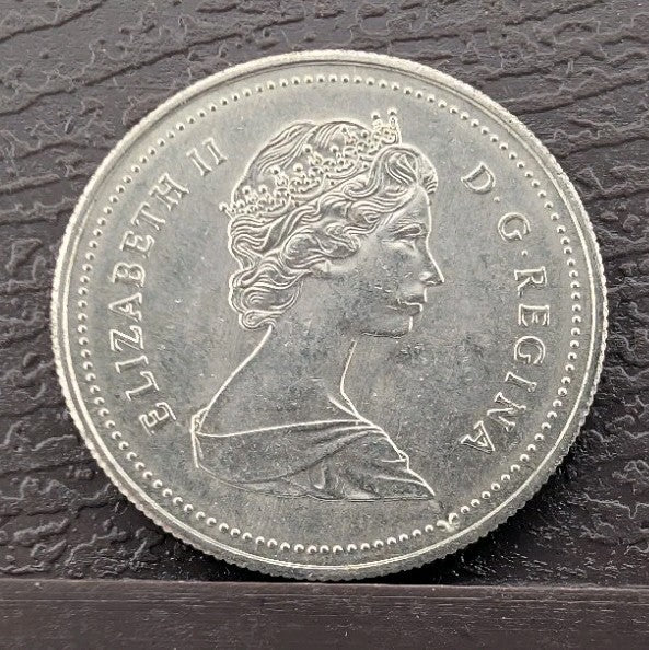 1986 Canadian Nickel Half Dollar 50 Cent Coin Canada1