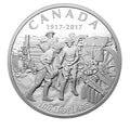 750 Mintage - 10oz Pure Silver 9999 - 2017 Vimy Ridge $100 Coin - With box & COA - NumisFind