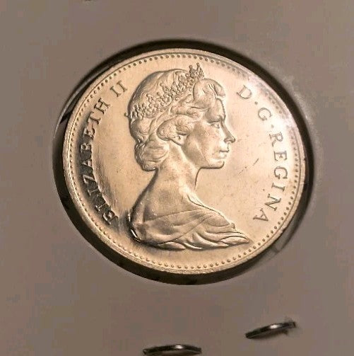 Bunny - 1967 Canada Centennial Nickel 5 Cents 5c coin - About uncirculated2
