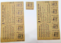 BIG LOT Of 172 x Tb Mileage Stamps + 2 x WW2 Basic Mileage Ration Card A USA.0