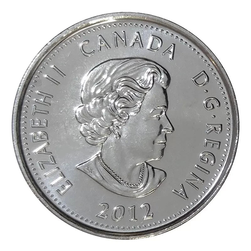 2012 Canada 25¢ Tecumseh Non Coloured Quarter - UNC1
