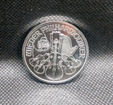 2013 1.5Euro 1oz Fine Silver round Republik Oosterreich Wiener Philharmoniker1