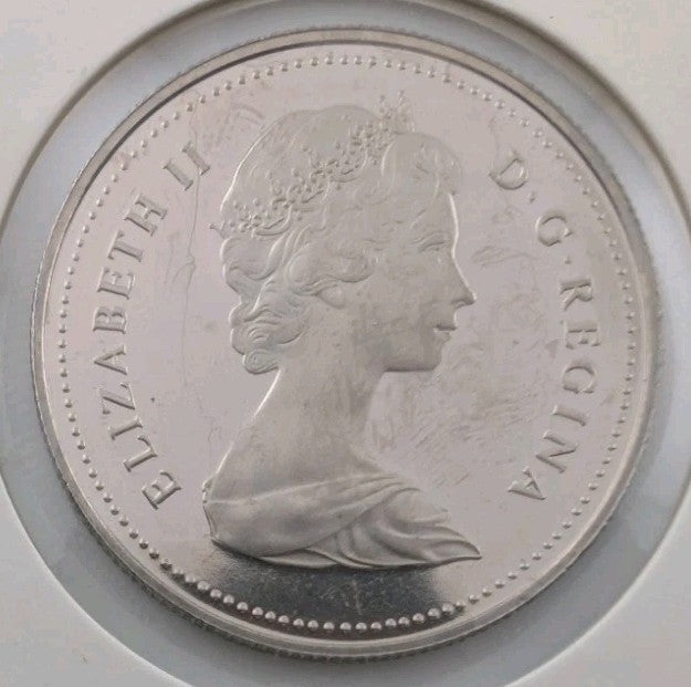 Canada 1984 Proof Voyageur Nickel Dollar - Perfect Condition1