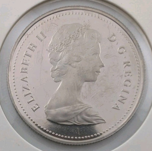 Canada 1984 Proof Voyageur Nickel Dollar - Perfect Condition1
