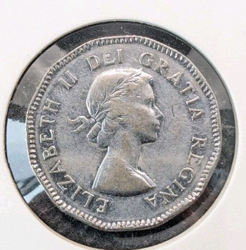 1953 NSF Far Canada 5 Cent George VI Canadian  Nickel Coin Five Cents1