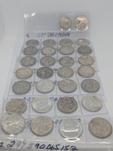 1937-1968 SILVER Canadian Quarter 25 Cents Lot Of 30 - 4.94 Oz of Pure Silver0