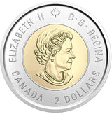 NEW ! 2020 WWII Victory Toonie $2 Color Canada Special Wrap RCM Roll - 25 coins2