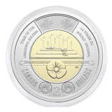 NEW ! 2025 Unknow soldier Toonie $2 No Color Canada Special Wrap RCM Roll1