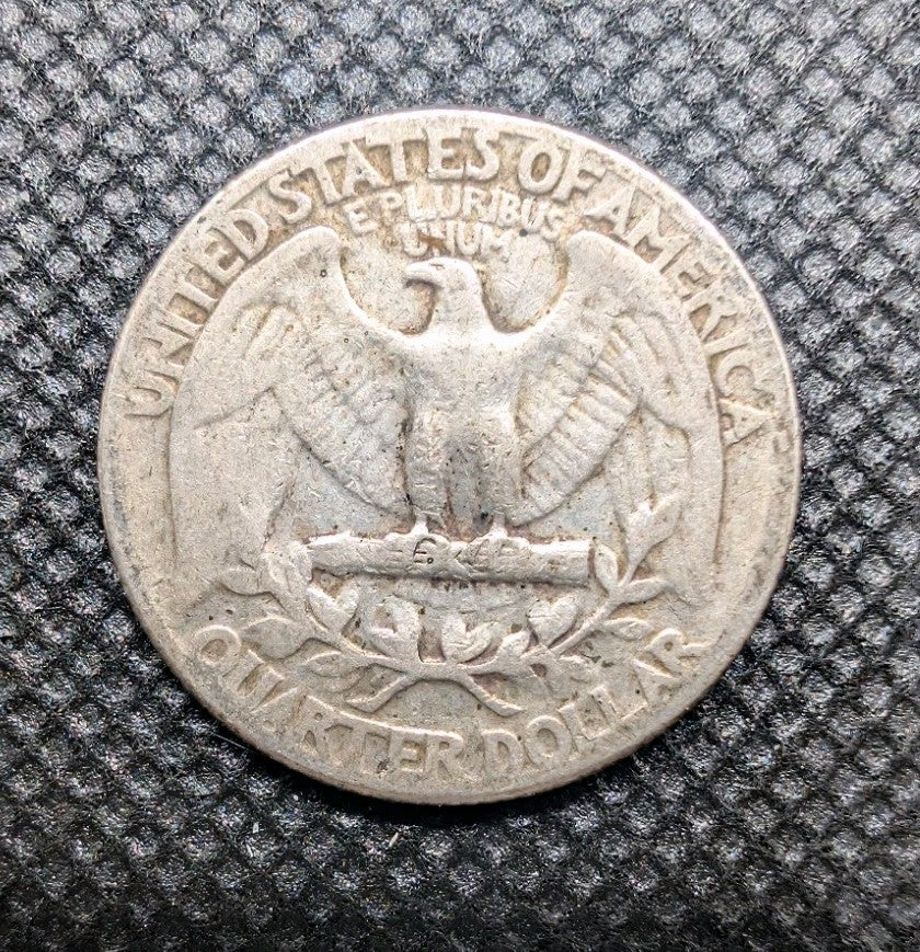 1944 Washington US Quarter 25c Coin 0.9 Silver Coin1