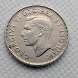 Canada 1937 Dot 5 Cent Coin Nickel Circulated1