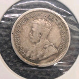 1914 Canada  Silver 5 Cents Silver Coin1