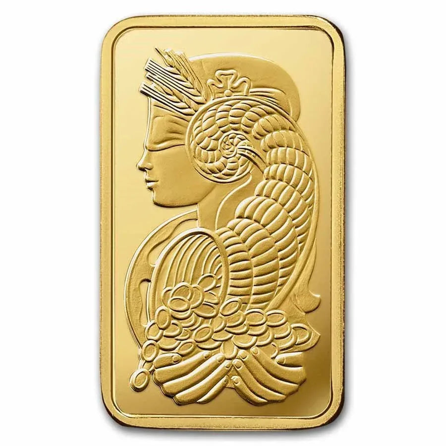 Mini Pamp Suisse Lady Fortuna 1g Gold Bar .9999 Fine – Sealed Assay PAMP - NumisFind