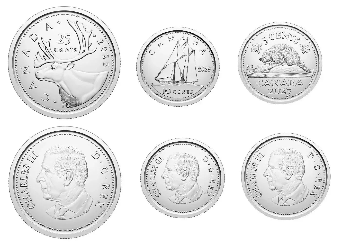 Canada 2025 - King Charles III - 3 Coin Set of First Strike Coinage!! - NumisFind