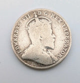 1903-H Canada Silver 10 Cent, Circulated Good condition1