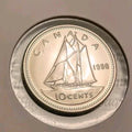 Canada 1990 10-cent Bluenose Specimen Uncirculated - NumisFind