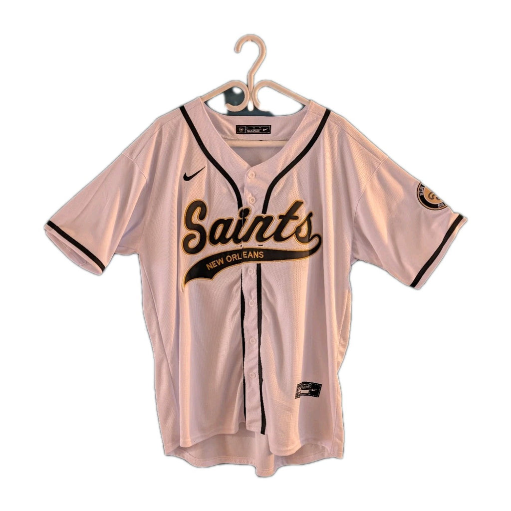 Drew Brees New Orleans Saints Nike Color Light Jersey MLB Polo Style XL0