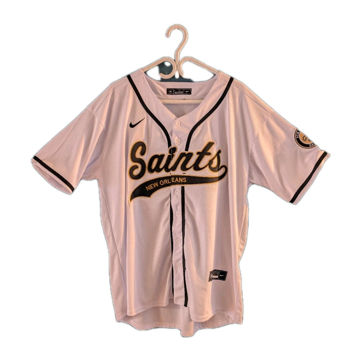 Drew Brees New Orleans Saints Nike Color Light Jersey MLB Polo Style XL0