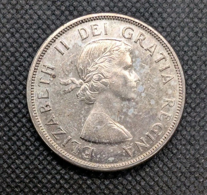 1963 80% Silver Canadian Canada Silver Dollar About Uncirculated1