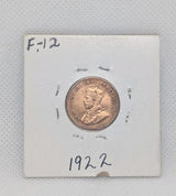 1922 Canada One Cent - Circulated F-12 - Beautiful Patina - NumisFind