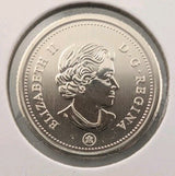  Canada SPECIMEN FROSTED FINISH 10 cents Dime coin, Caribou, Mint UNC, 20191