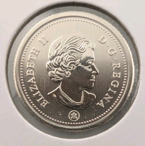  Canada SPECIMEN FROSTED FINISH 10 cents Dime coin, Caribou, Mint UNC, 20191