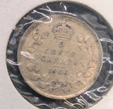 1906 Canada 5 Cents Silver Coin Edward VII VG Nice Circulated0