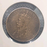 CANADA - 1917 Large Canadian 1 Cent Penny - F-151