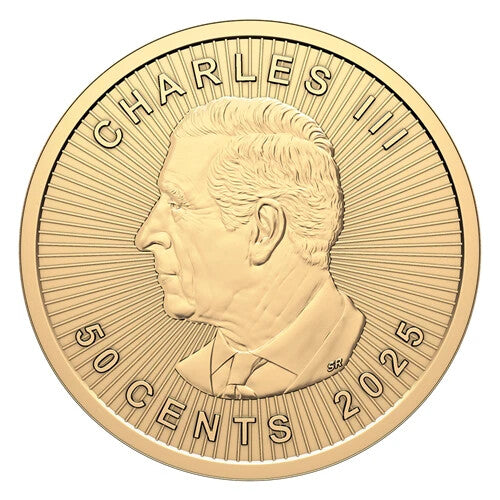 1 Gram - Gold Bullion .9999 Pure - 2025 Gold Maple Leaf Coin - Freeship!1