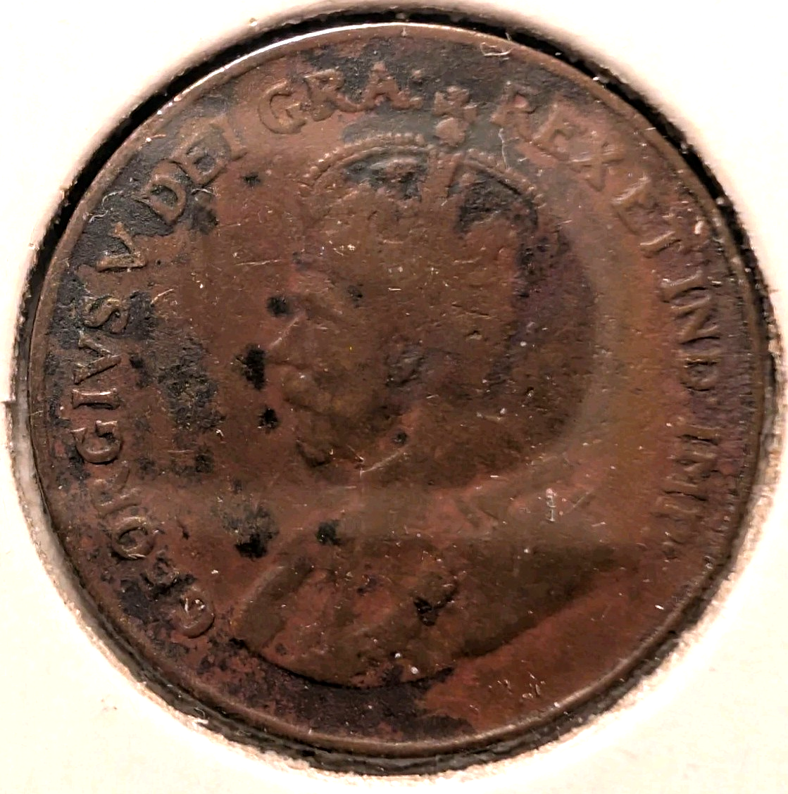 1922 Canada One Cent - Circulated F-151