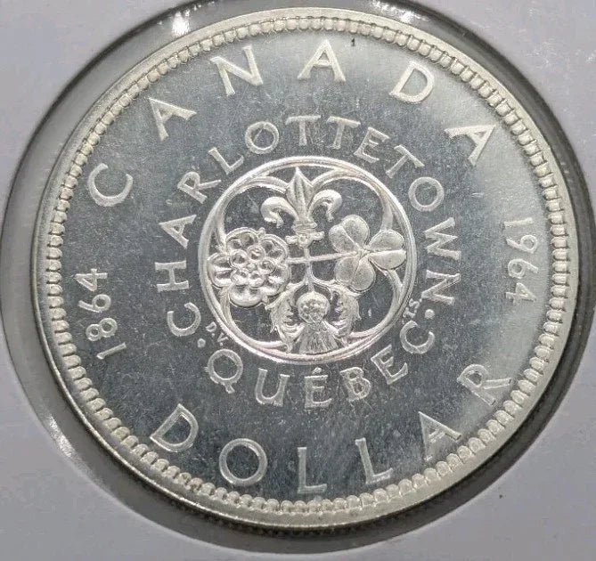1964 Canada $1 Silver Dollar. 800 Circulated See Desc. Pics Unc - NumisFind