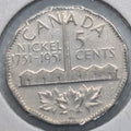1951 Canada 5 Cent George VI Canadian Nickel Coin Five Cents - Lightly Circ - NumisFind