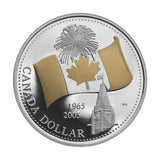 2005 The Canadian Flag 40th Anniversary 8 Coin Proof Set - 1.7 oz Silver Weight1