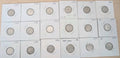 Canadian Silver Dimes Lot Of 18 10c coins from 1939 to 1955 - NumisFind