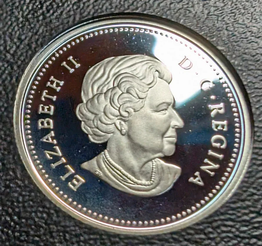 2005 Canada 8 Coin Silver PROOF Set w/ Gold Plated Silver Dollar - NO BOX - NumisFind