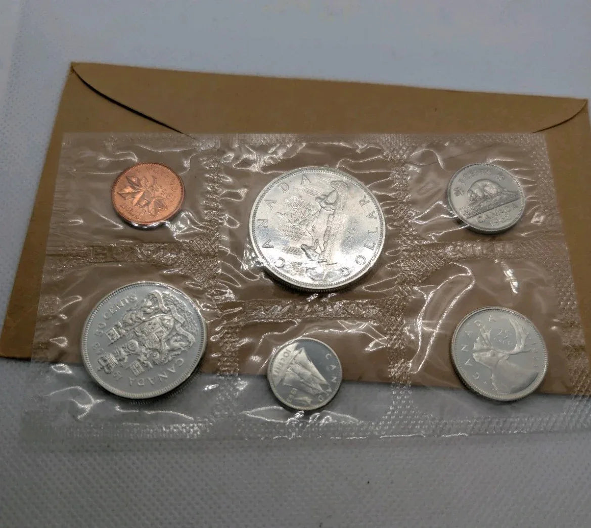 1963 Canada proof like mint set PL With original COA + Enveloppe! MINT! - NumisFind