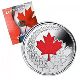 2004 Canada Celebration! 25 Cent Colourized "P" Mark Coin UNC & Sealed0