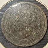 1881 H Canada Penny One Cent OBV 1A VF20 SHIPPING LOW COST - NumisFind