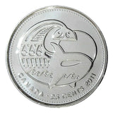 2011 Canada Legendary Nature Orca Plain BU UNC 25c Piece!!0