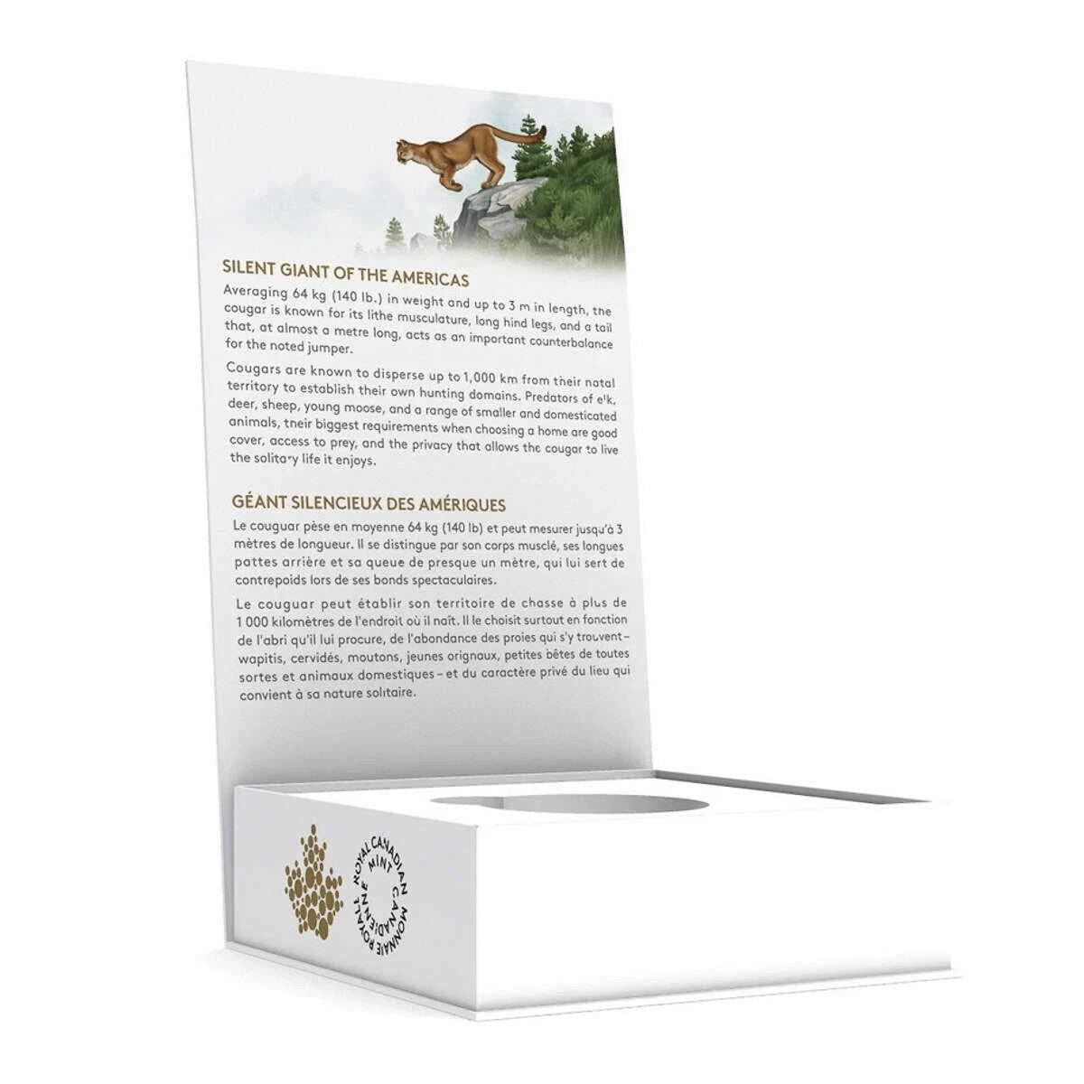 2016 $100 for $100 Cougar - Pure Silver Coin2