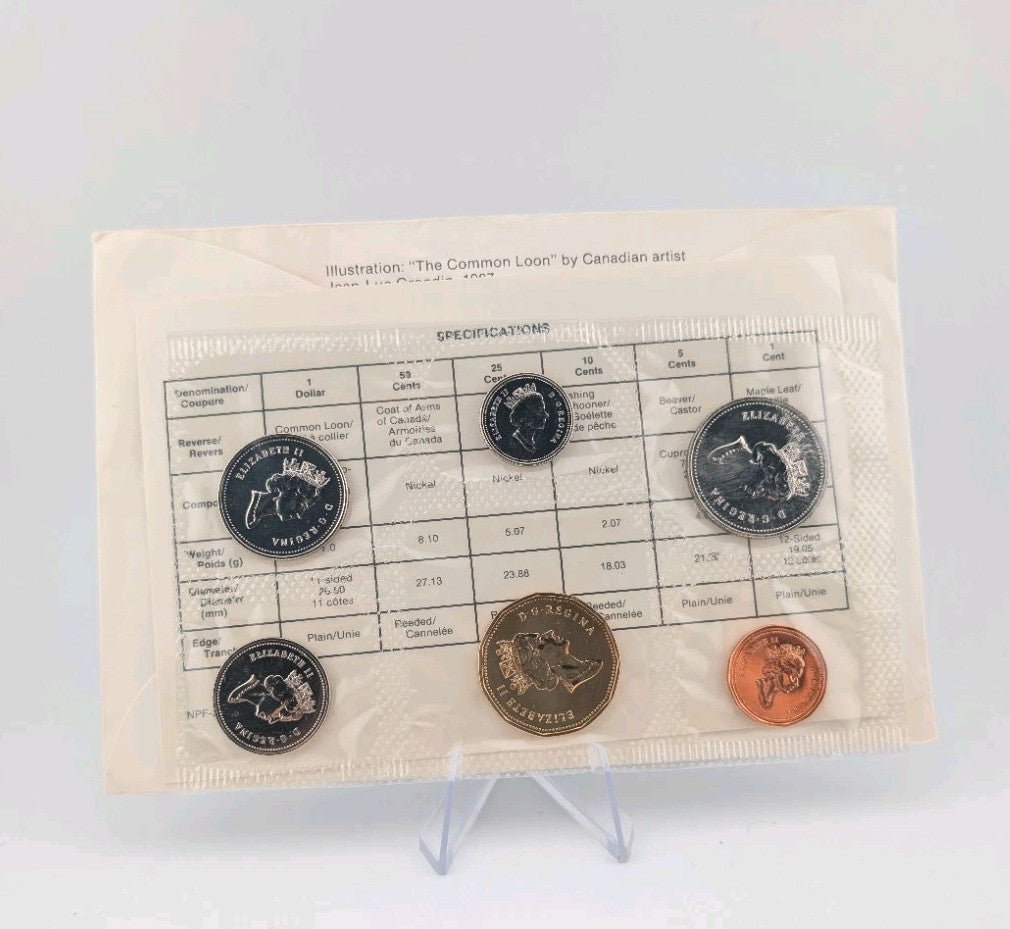1990 Canada Royal Canadian Mint Uncirculated Coin PL Set Proof Like Coins Set1
