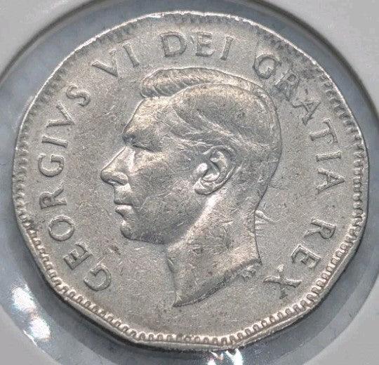 1948 Canada 5 Cent George VI Canadian Nickel Coin Five Cents - NumisFind