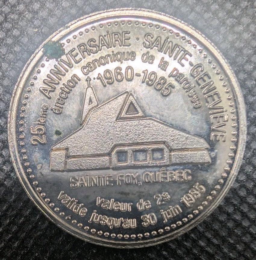1985 Token 2$ Groupe Scout De Sainte-genevieve, Sainte-foy Quebec. 25e Anniv - NumisFind