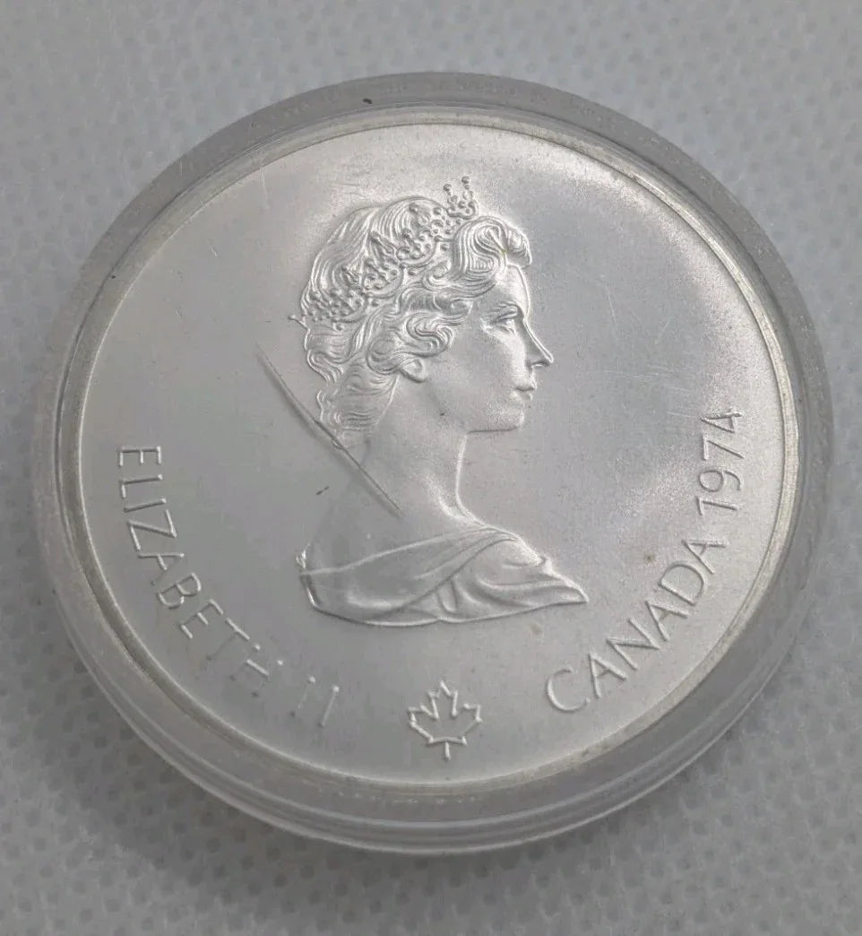 1974 Canada RCM 5 Dollar Silver 1976 Montreal Olympics Silver Coin-Athlete/Torch - NumisFind