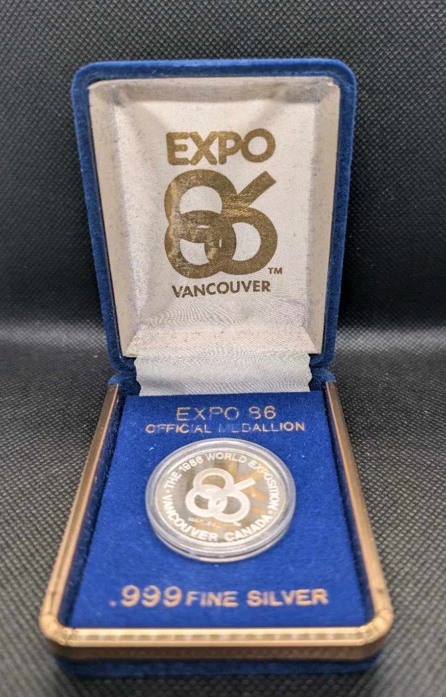 1986 EXPO '86 BC Pavillion Vancouver, BC 1/2 oz Fine Silver Medallion - NumisFind