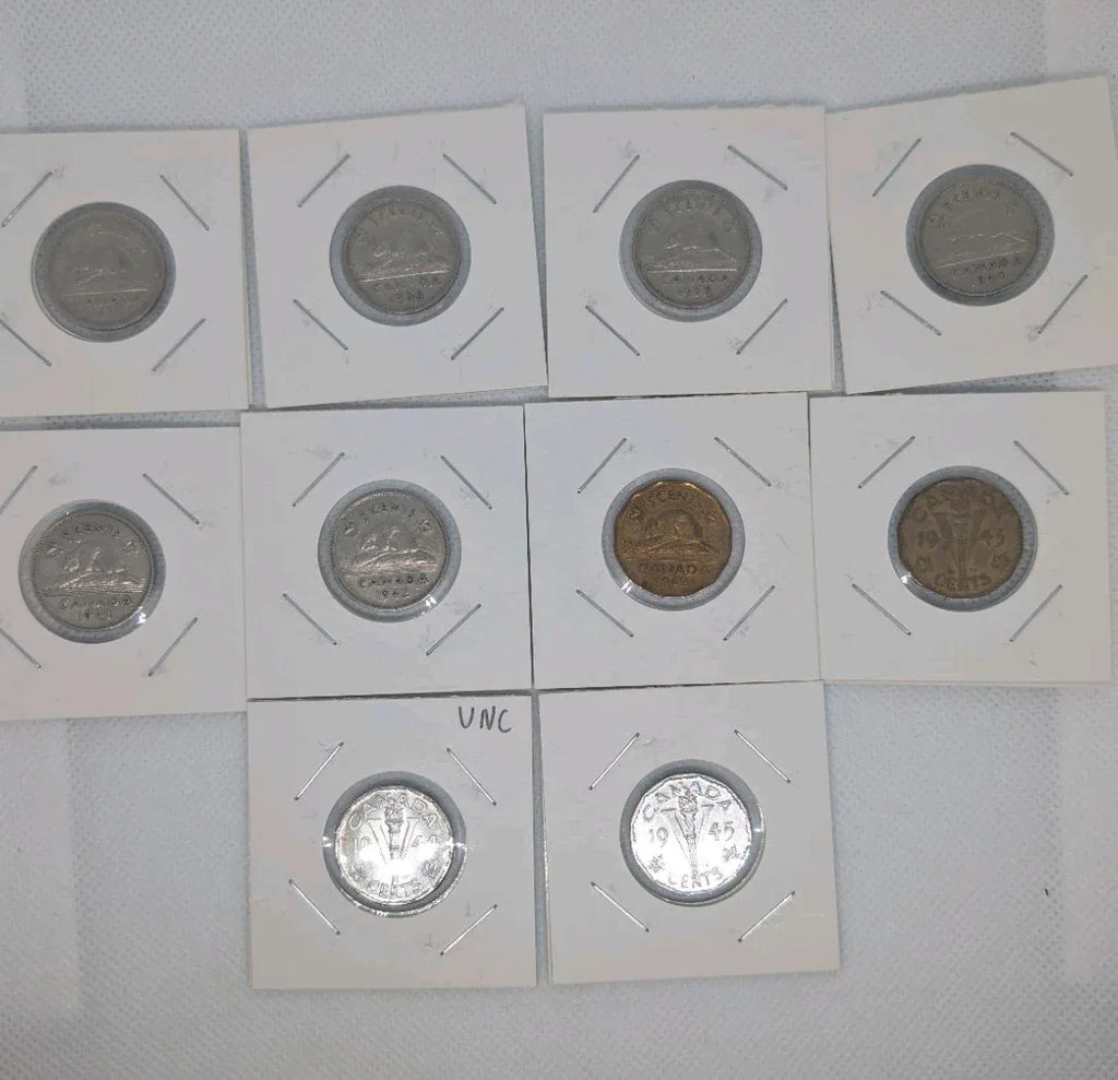 CA Complete collection - 5 cent 1922-1960 - KEY DATE 1925 - 42 coins - NumisFind