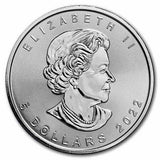 Canada - 5 Dollars 2022 Mapple Leaf - 1 OZ 9999 Silver - Feuille D'érable - NumisFind