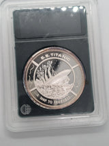 S.S. Titanic Proof Medallion - A Ship to Remember - .999 silver 100mil Plated - NumisFind