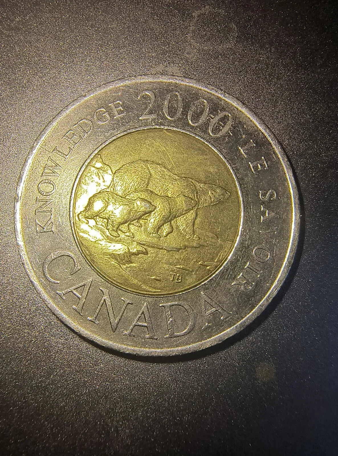 Circulated Canada 2 dollar 2000 Knowledge Le Savoir SHIPPING LOW COST - NumisFind
